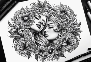 wisdom growth forgiveness loyalty enlightenment love respect tattoo idea