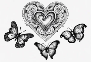 Heart 
butterflies
Layla Jones
4-ever and always tattoo idea