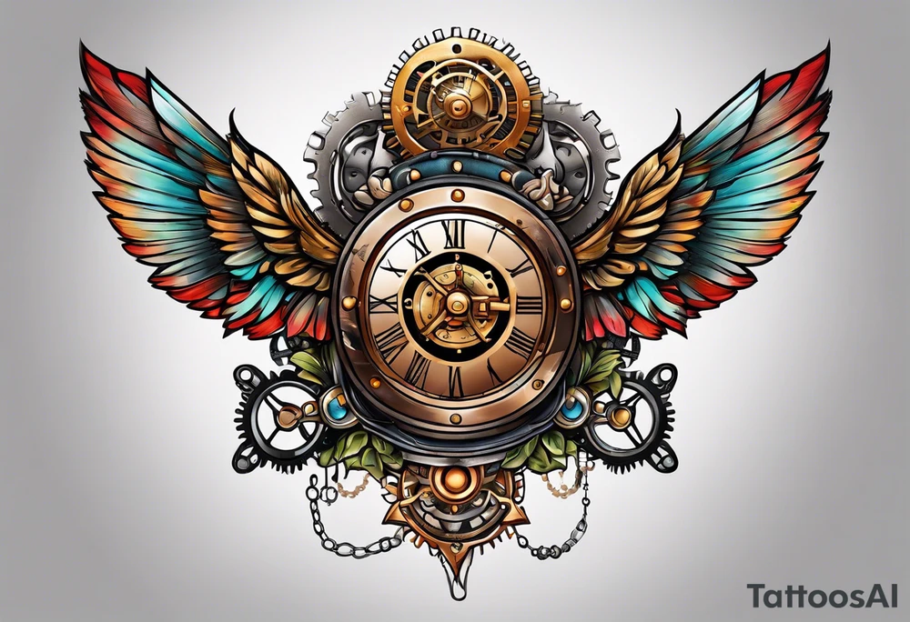Steampunk tattoo idea