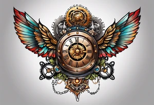 Steampunk tattoo idea