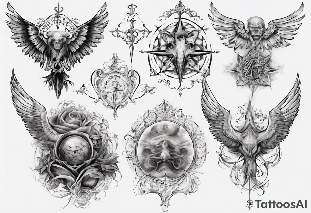 filagree chest tattoo tattoo idea