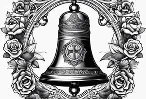 A Bell with the name Valor tattoo idea