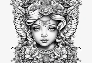 Baby name Honor tattoo idea