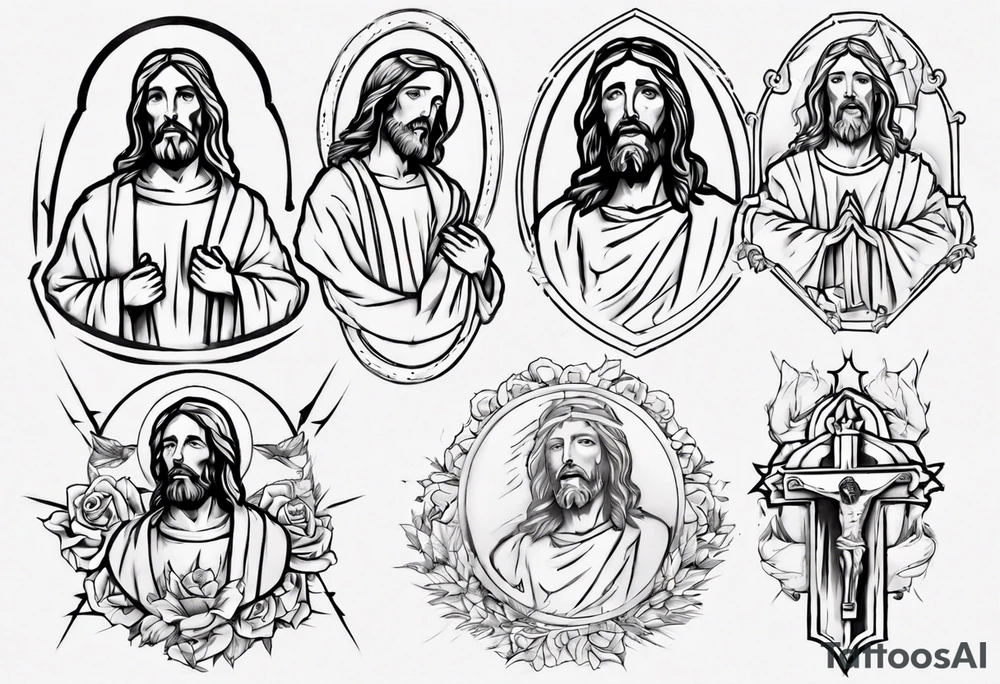 Jesus tattoo idea