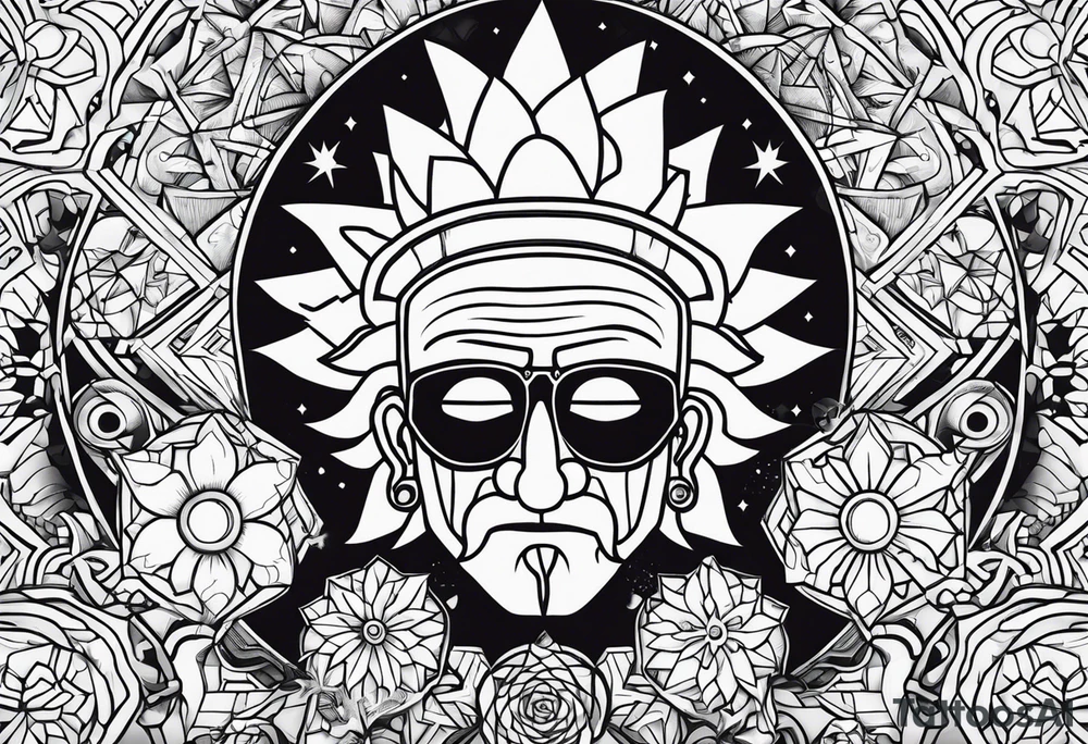 rick sanchez drugs tattoo idea