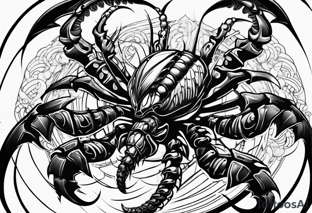 scorpio tattoo idea