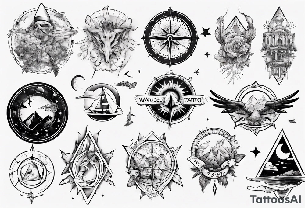 Wanderlust tattoo idea