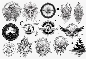 Wanderlust tattoo idea
