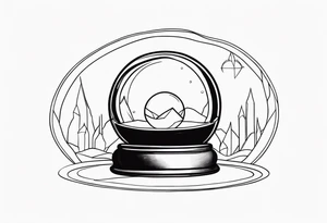 WITCHY Crystal Ball tattoo idea