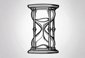 Hourglass tattoo idea