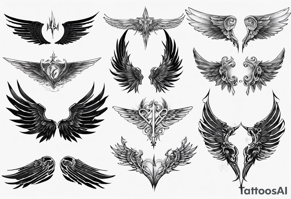 wings tattoo idea