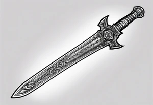 energy sword from halo 3 tattoo idea