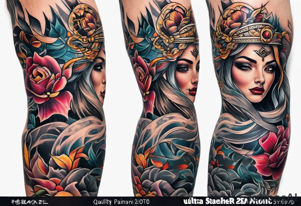 extreme joint pain elbow tattoo idea