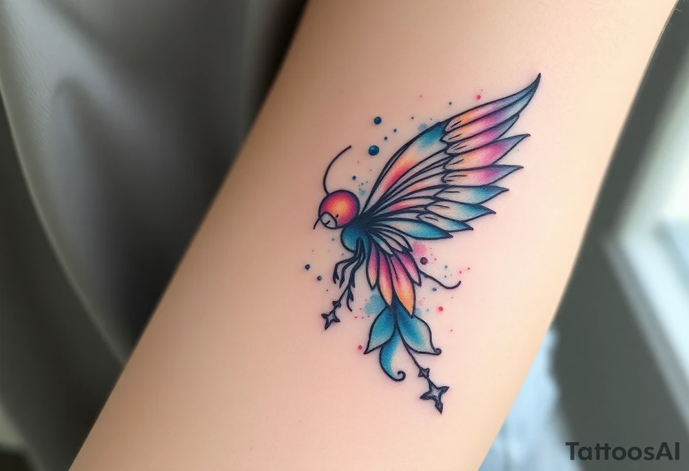 Angel dust from hazbin hotel tattoo idea