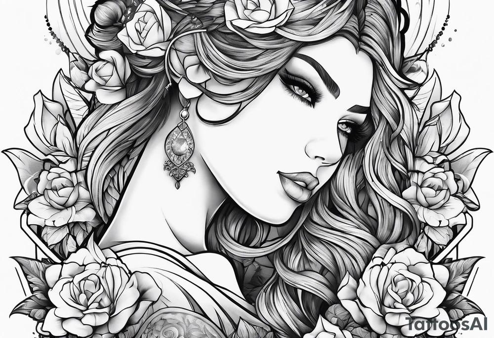 Resilience and force shoulder tattoo idea