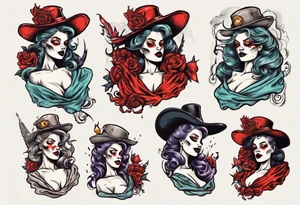 Headless horsewoman
Pin up tattoo idea