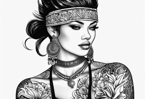 A message where written 4M 4U tattoo idea