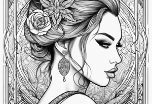 Onethin straight line tattoo idea