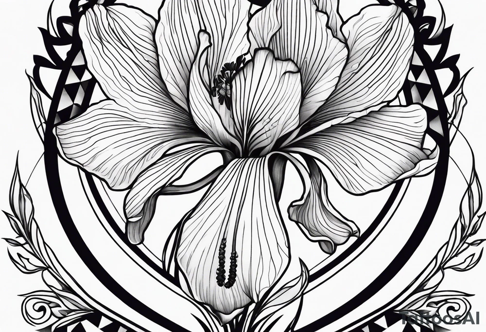 Goddess iris tattoo idea