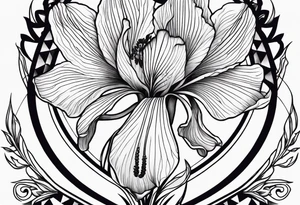 Goddess iris tattoo idea