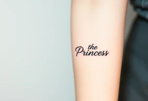 Father to the Princess tattoo idea