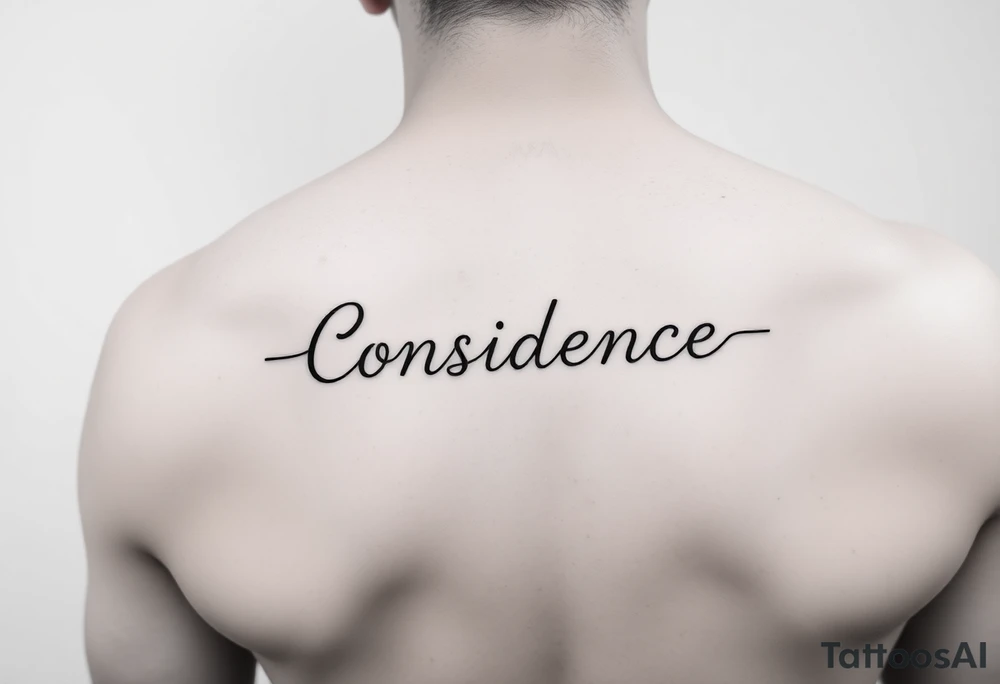 Confidence tattoo idea