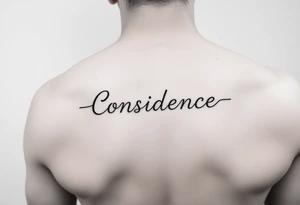 Confidence tattoo idea