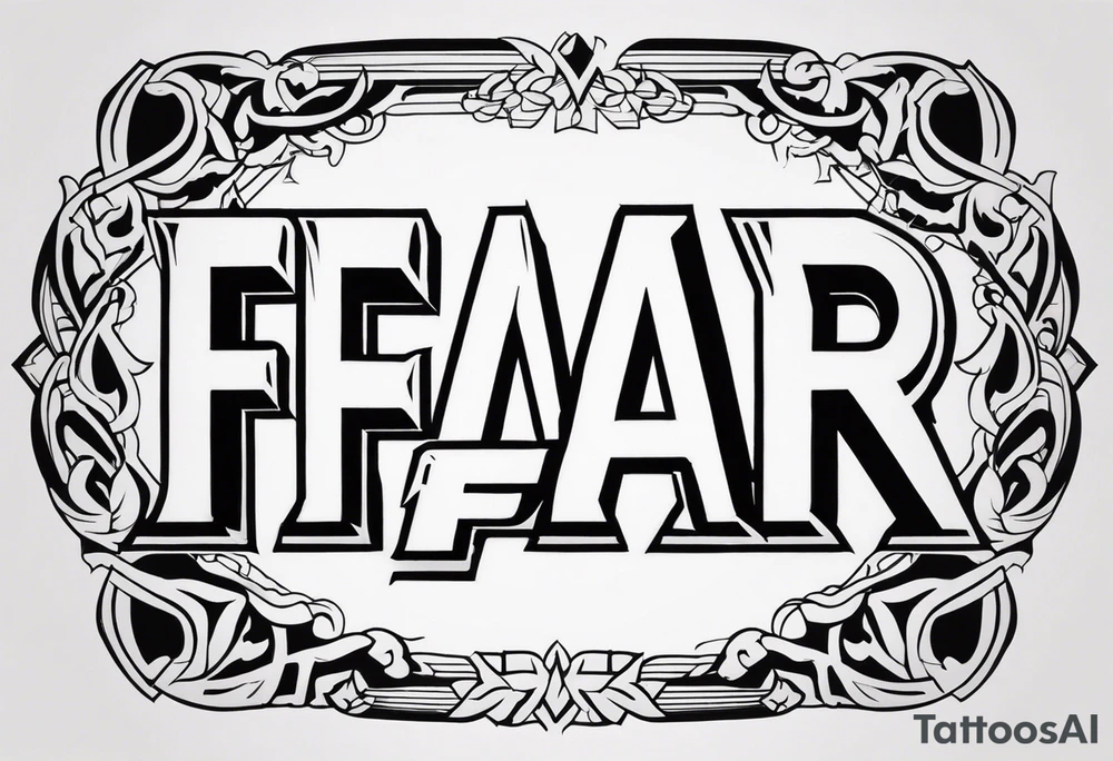 F.E.A.R tattoo idea