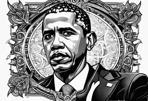 holy obama tattoo idea