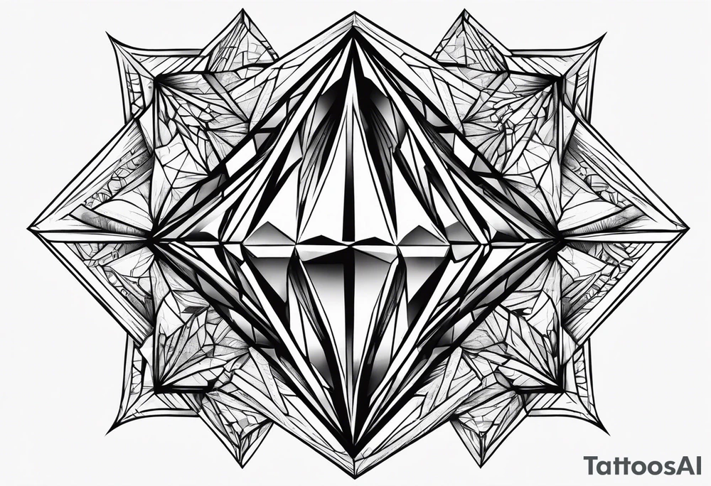 diamond tattoo idea