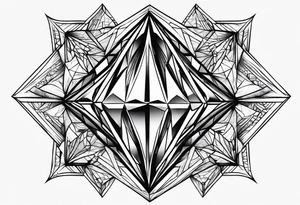 diamond tattoo idea