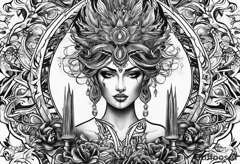 Trident tattoo idea