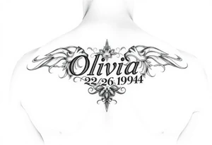 Olivia 02/26/1994 tattoo idea