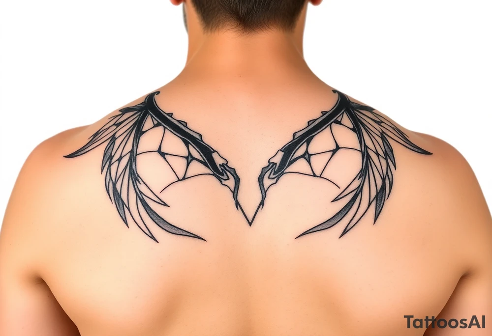 Simple abstract feminine tattoo tattoo idea