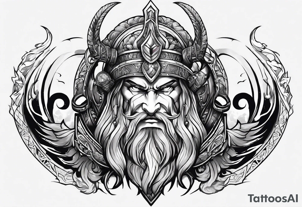 god war theme full sleeve tattoo tattoo idea