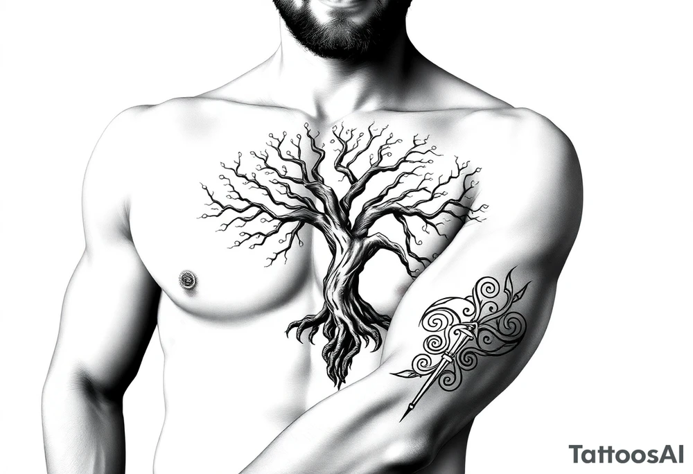 Tree of life celtic tattoo idea