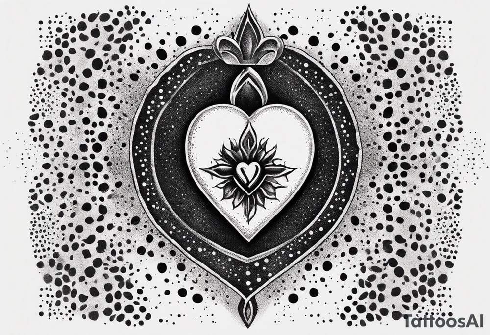 sacred heart tattoo idea