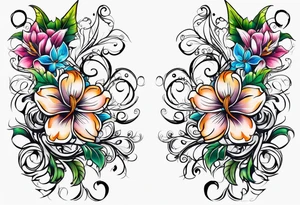 Longer Vines of Flores tattoo idea