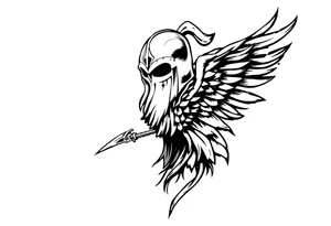 generate me the white knights of americas gang brand. tattoo idea