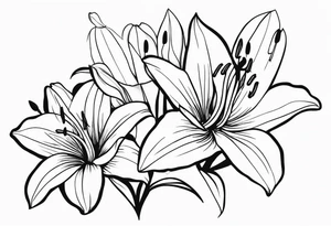 lillies tattoo idea
