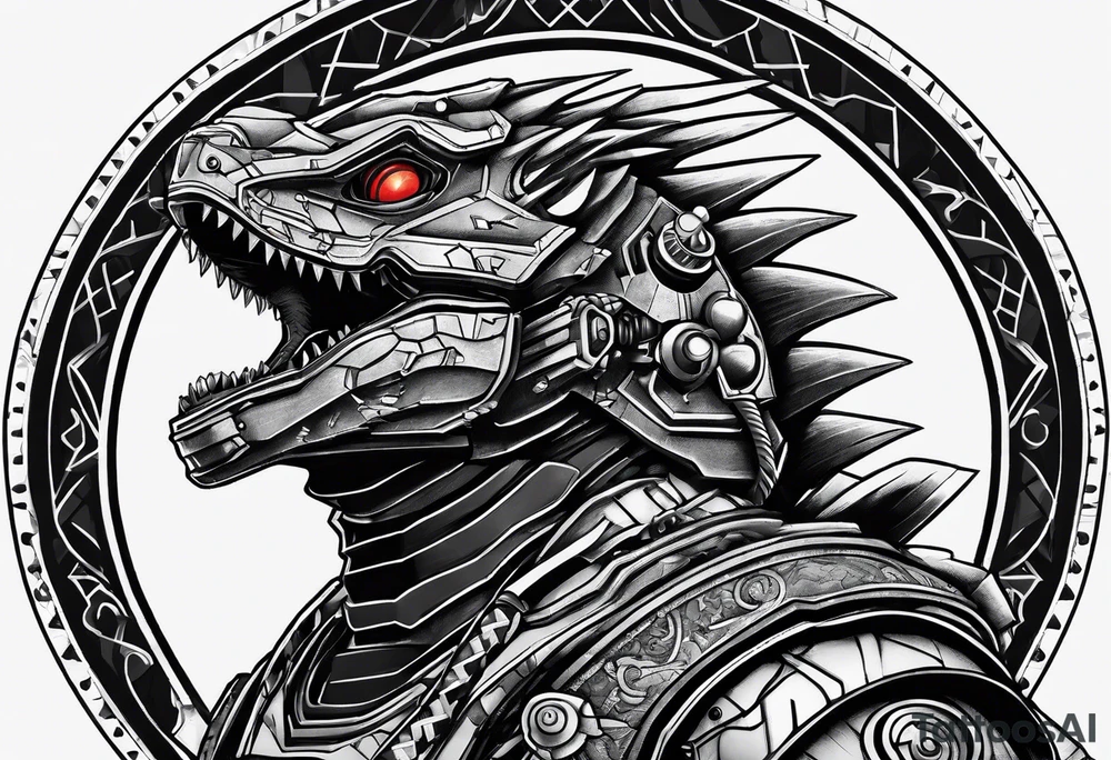 Mechagodzilla tattoo idea