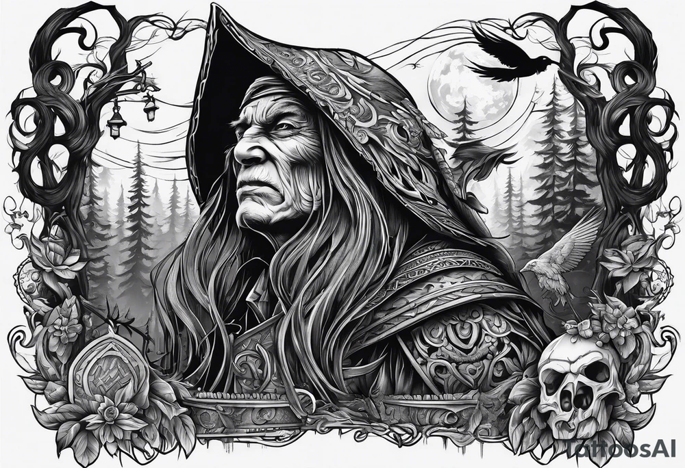 Baba yaga tattoo idea