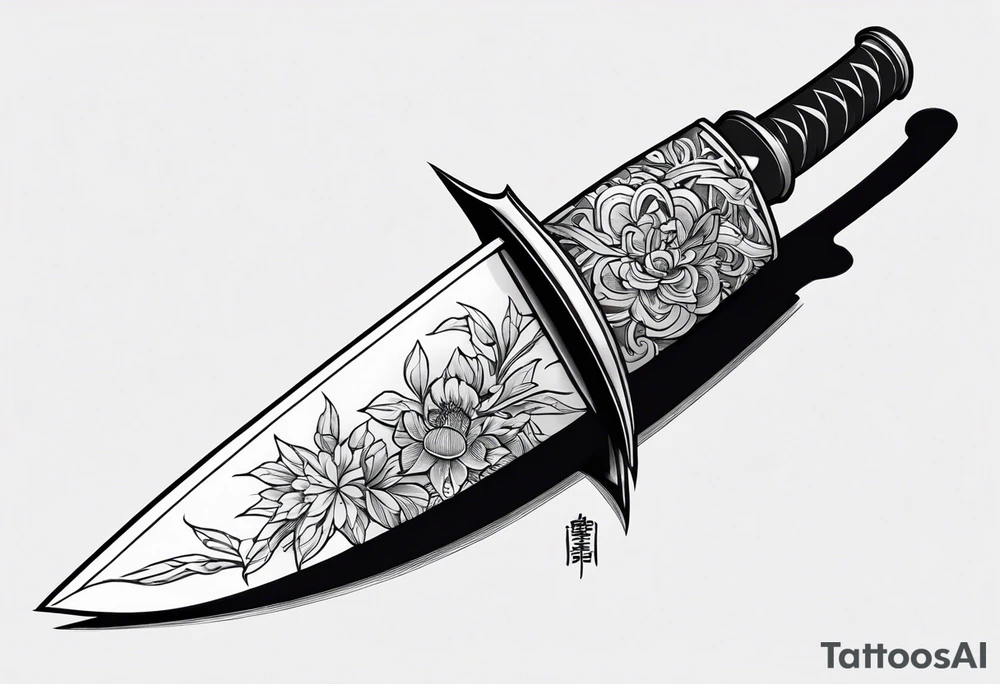 katana tattoo idea