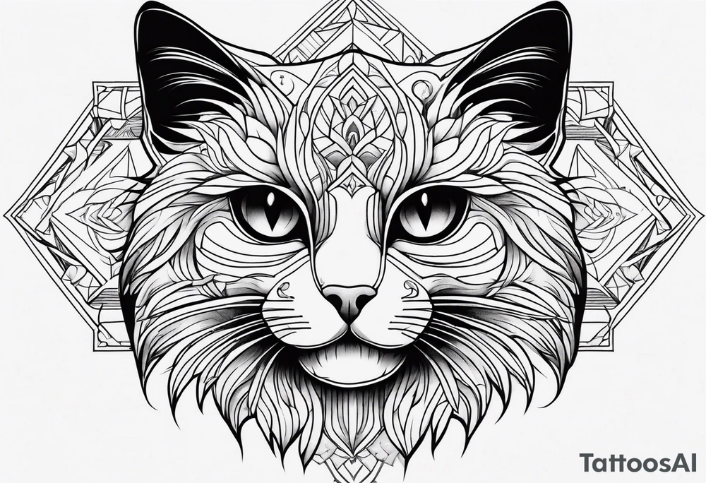 Black Cat tattoo idea