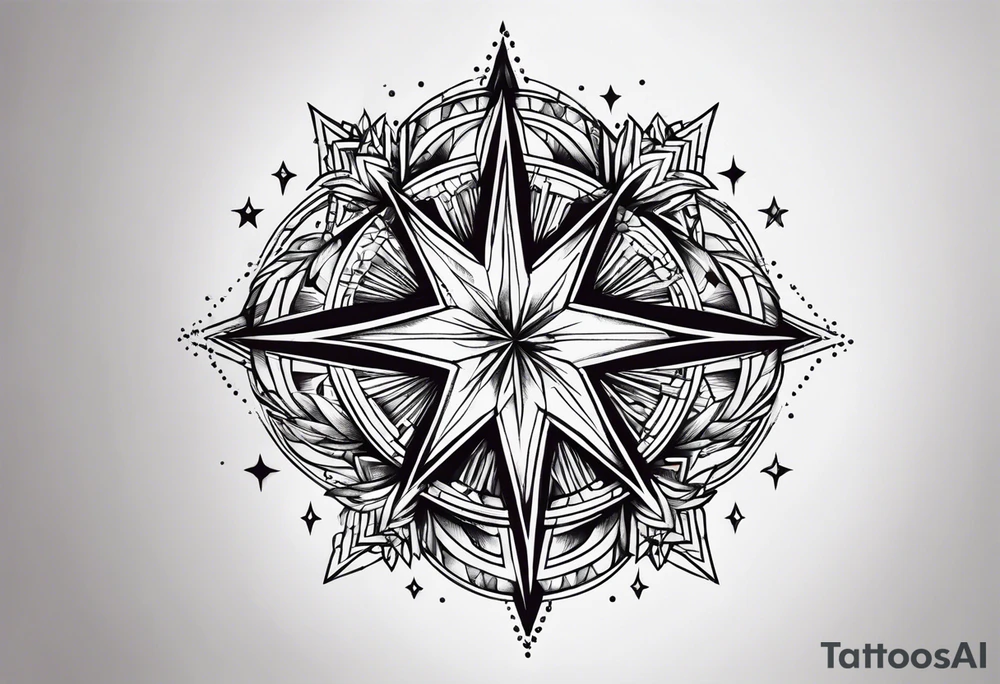 Stars dust tattoo idea