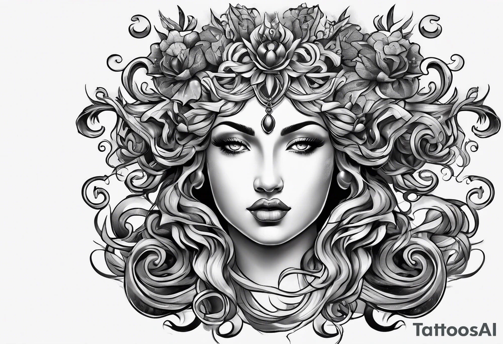 Medusa heads tattoo idea