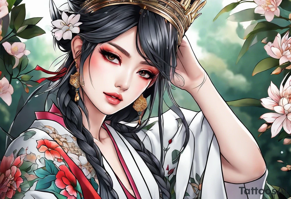anime tatto tattoo idea