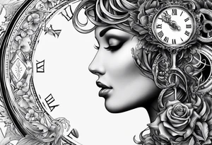 Time is lost tattoo idea