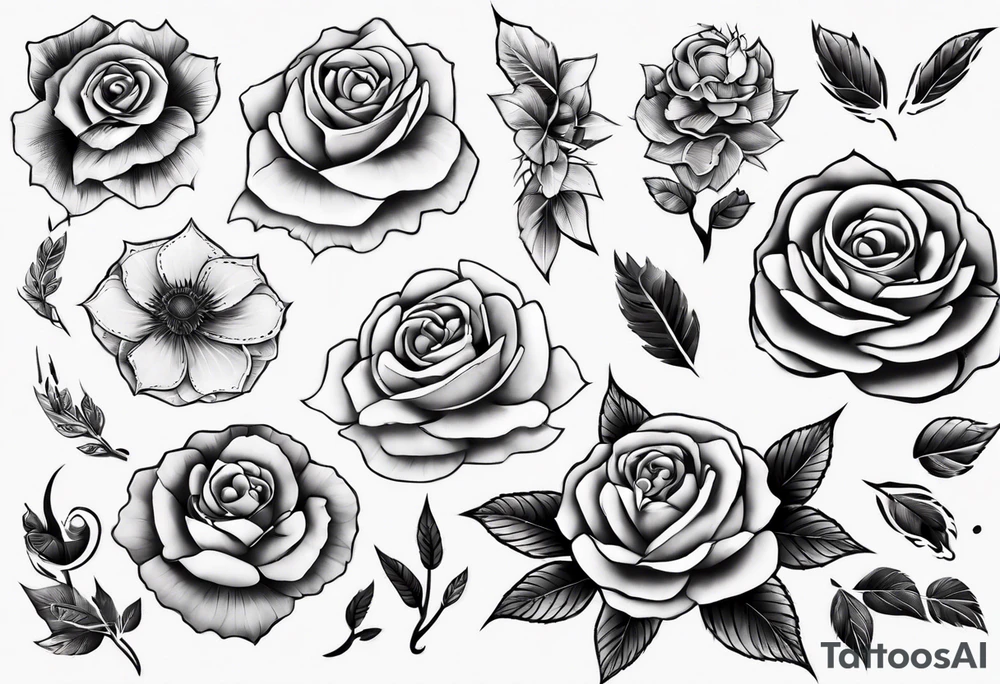 rosa tattoo idea
