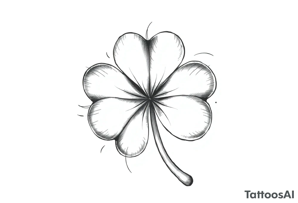 Irish clover tattoo idea